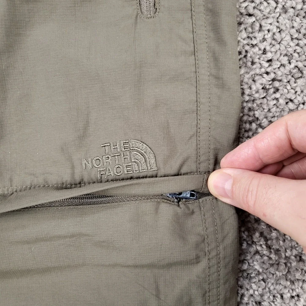 The North Face Mens 38‎ Regular Horizon Convertible Ripstop Pants Olive Green